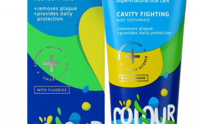 ECODENTA Colour suprise cavity fighting toothpaste for kids, 6+ y.o. 75ml