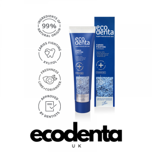 ECODENTA Caries fighting toothpaste with xylitol, coriander leaves and lime essential oils 100ml
