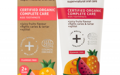 ECODENTA Certified COSMOS ORGANIC Complete care kids toothpaste, 2+ y.o. 75ml