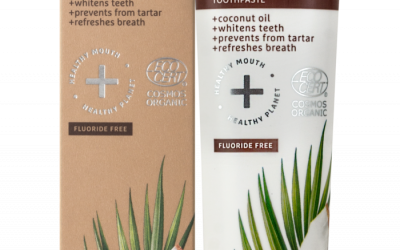 ECODENTA Certified COSMOS ORGANIC Anti-plaque toothpaste with coconut oil 75ml