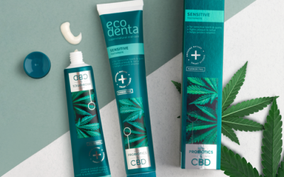 Discover Relief with ECODENTA Sensitive Toothpaste: CBD and Probiotics for Healthier Gums