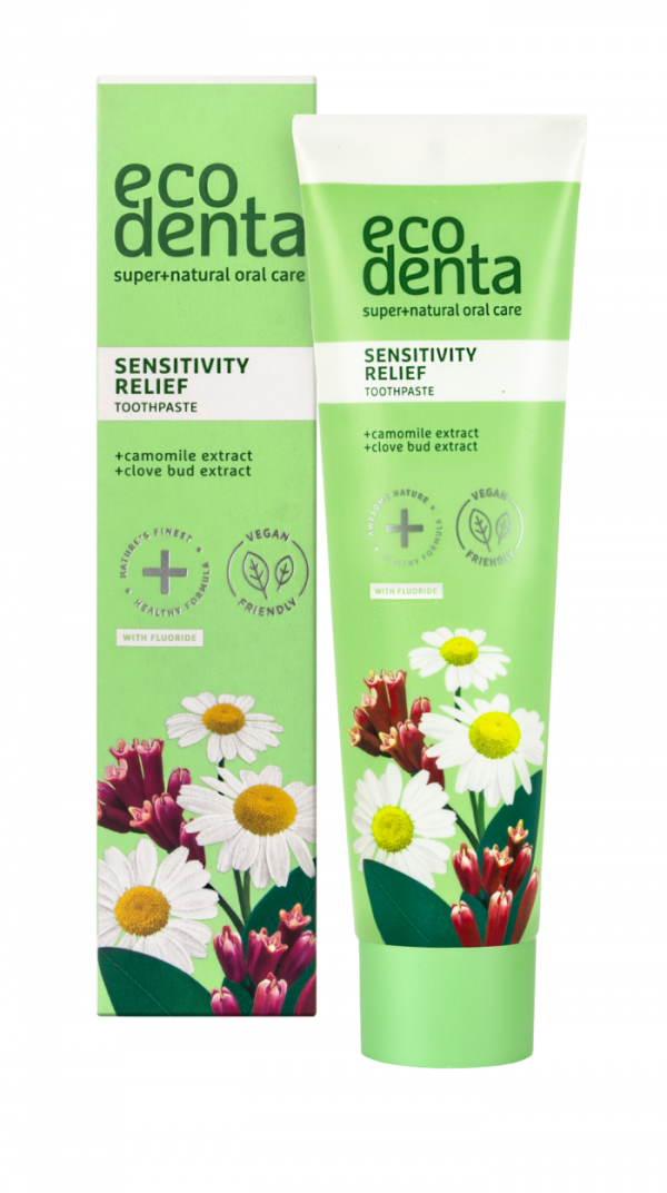 ECODENTA Sensitivity relief toothpaste with camomile and clove bud extracts 100ml