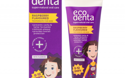 ECODENTA Raspberry-Flavored Toothpaste for Kids: Fun, Flavorful, and Full of Protection!
