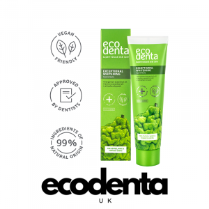 ECODENTA Exceptional whitening toothpaste with bergamot and lemon essential oils 100ml