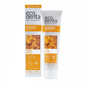 ECODENTA refreshing whitening toothpaste with amber extract 100ml
