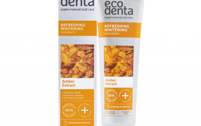 ECODENTA refreshing whitening toothpaste with amber extract 100ml