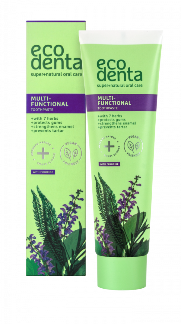 ECODENTA Multifunctional toothpaste with 7 herbs extracts 100ml