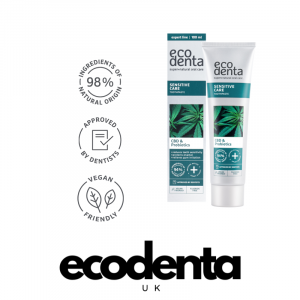 ECODENTA SENSITIVE Toothpaste with CBD and probiotics 100ml