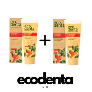 Buy One Get the 2nd Item Free – ECODENTA Strawberry Flavoured Toothpaste for Kids (3+ y.o.)