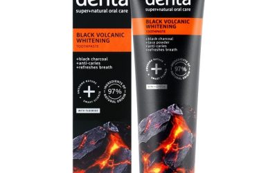 Black whitening toothpaste with volcanic minerals 100 ml