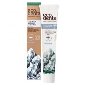 Certified organic toothpaste for sensitive teeth and gums with salt 75 ml